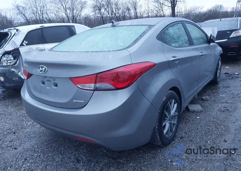 2012 Hyundai Elantra Limited (Ulsan Plant) z USA, uszkodzony, nr VIN KMHDH4AE1CU435730